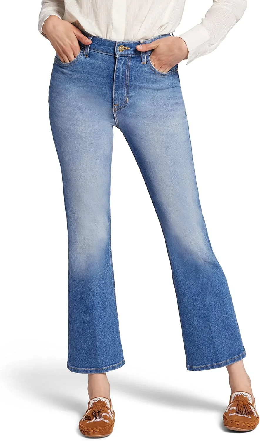 

Current/Elliott Boulevard Bootcut Jean – Cropped Denim Pant для женщин