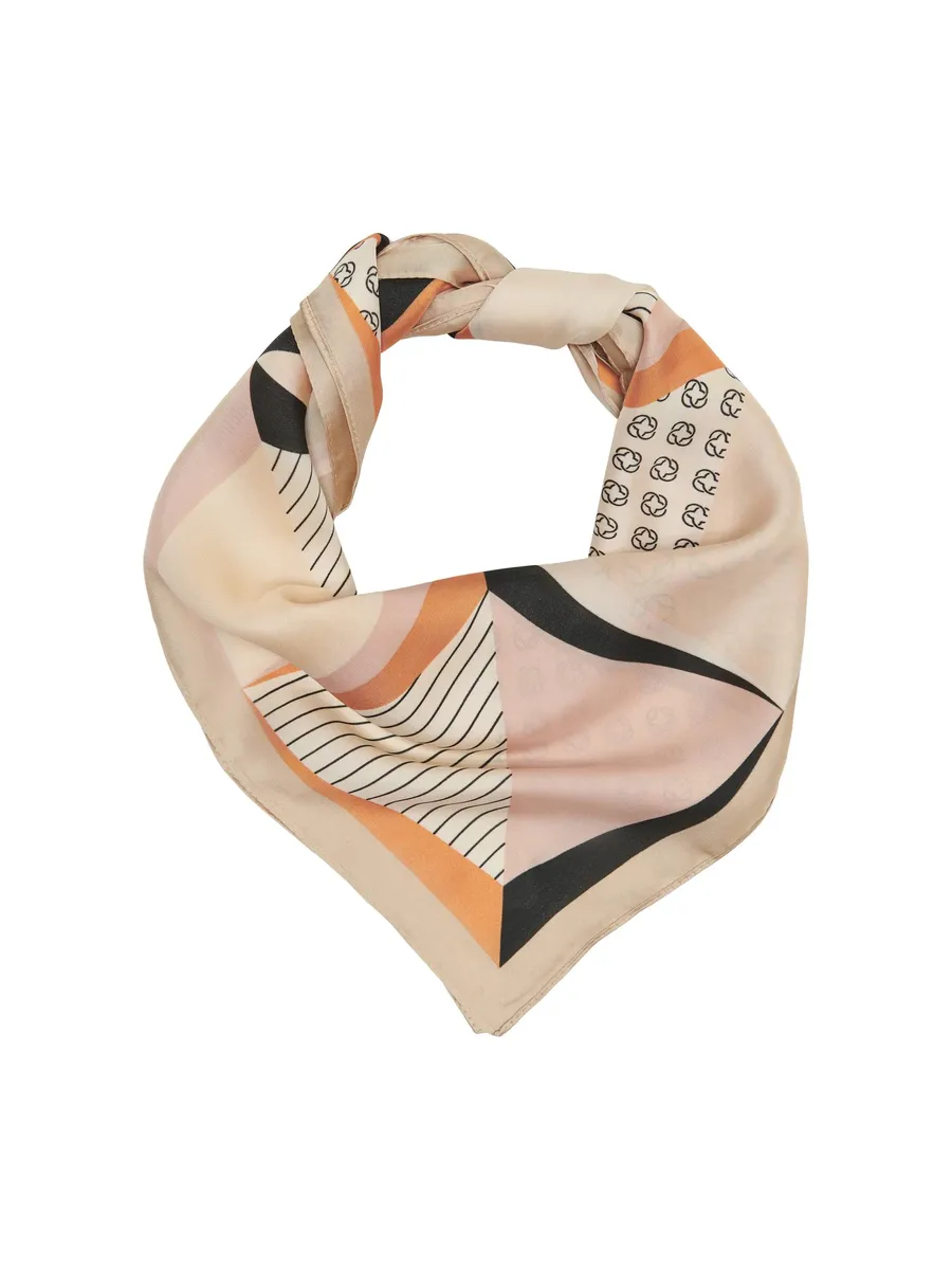 

Only треугольный шарф "ONLBELLA PRINTED SATIN SCARF ACC", розовый