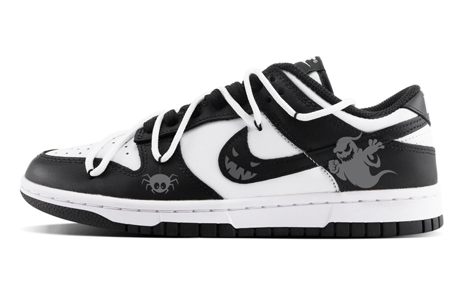 

Кроссовки Nike Dunk Skateboarding Shoes Men Low-top Black/white/gray, черный