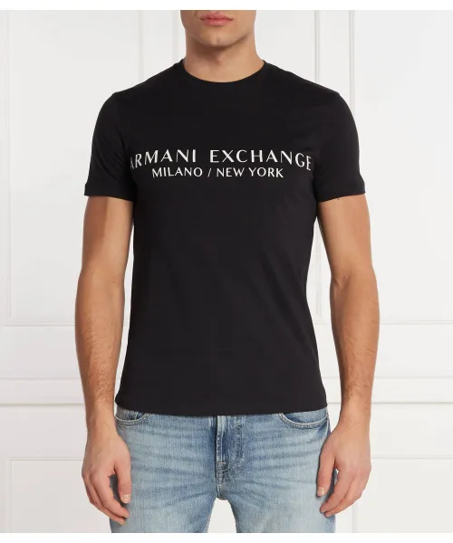 

Футболка Slim fit Armani Exchange, синий