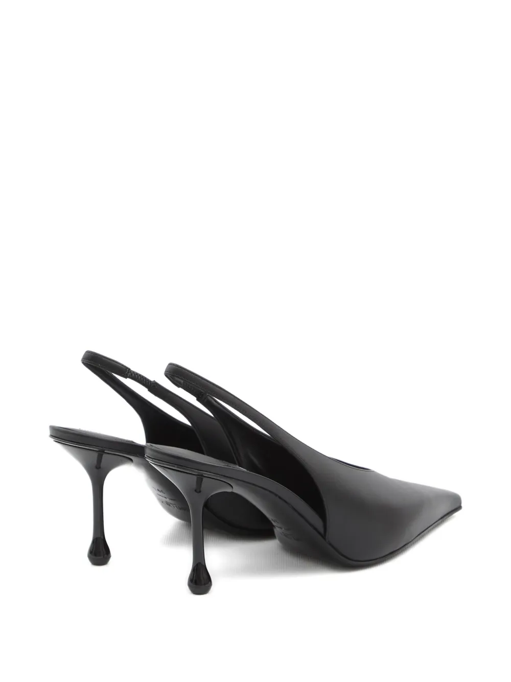 Туфли Isa с пяткой на пятке и острым носком 80 мм JIMMY CHOO, черный — фото 4