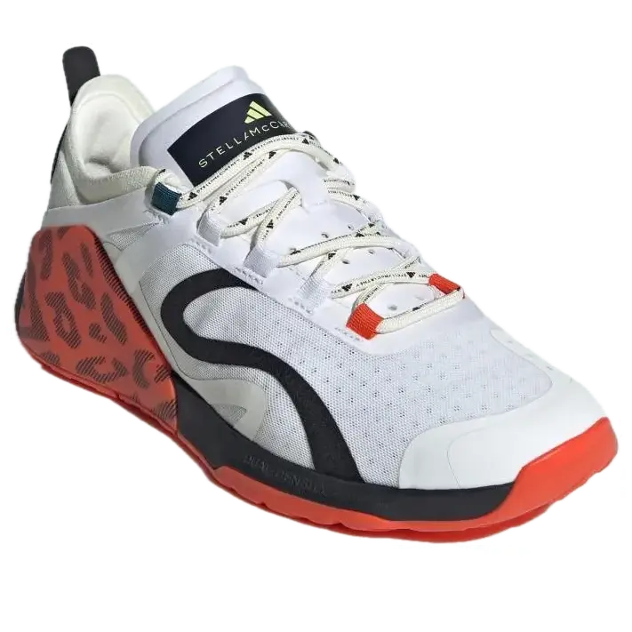 Кроссовки (WMNS) adidas Dropset By Stella Mccartney 'White Off White Active Orange', белый — фото 2