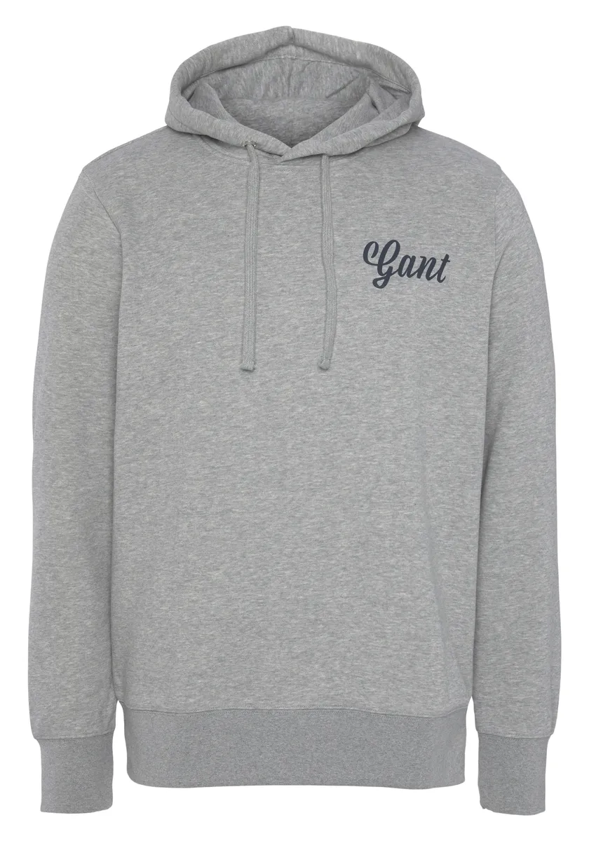 

Толстовка с капюшоном "REG SMALL GRAPHIC HOODIE" Gant, серый