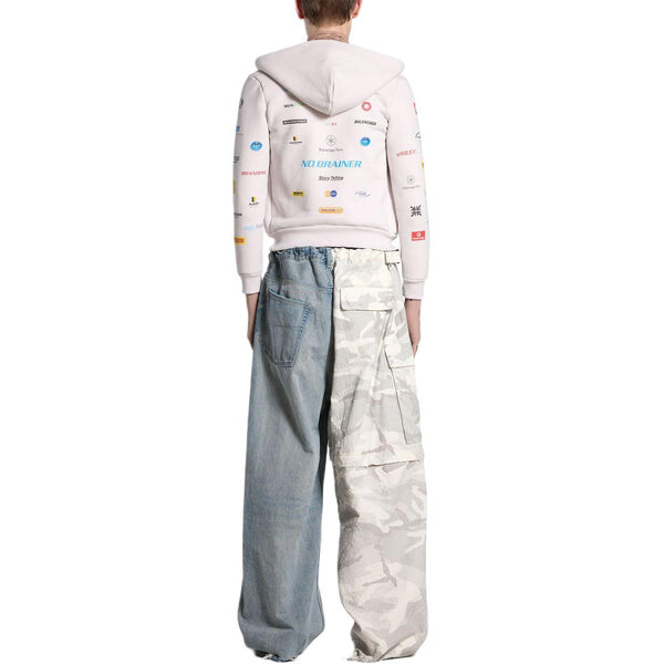 Толстовка business english zip-up hoodie 'off white' Balenciaga, белый — фото 4