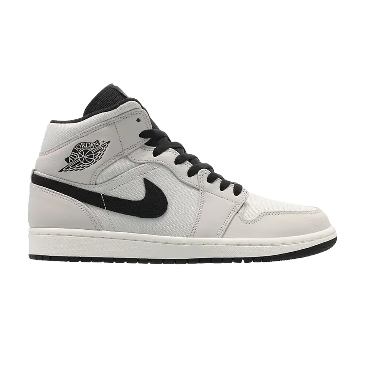 

Кроссовки Air Jordan 1 Retro Mid SE 'Light Bone', серый