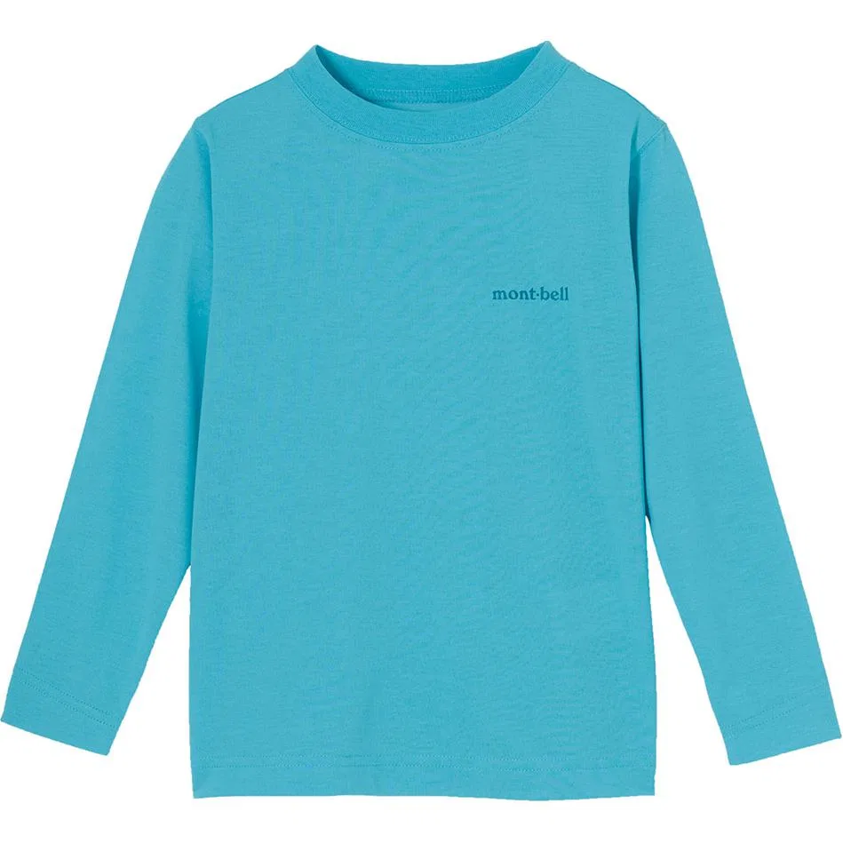Детская футболка с круглым вырезом MONTBELL, Light Gray — фото 4