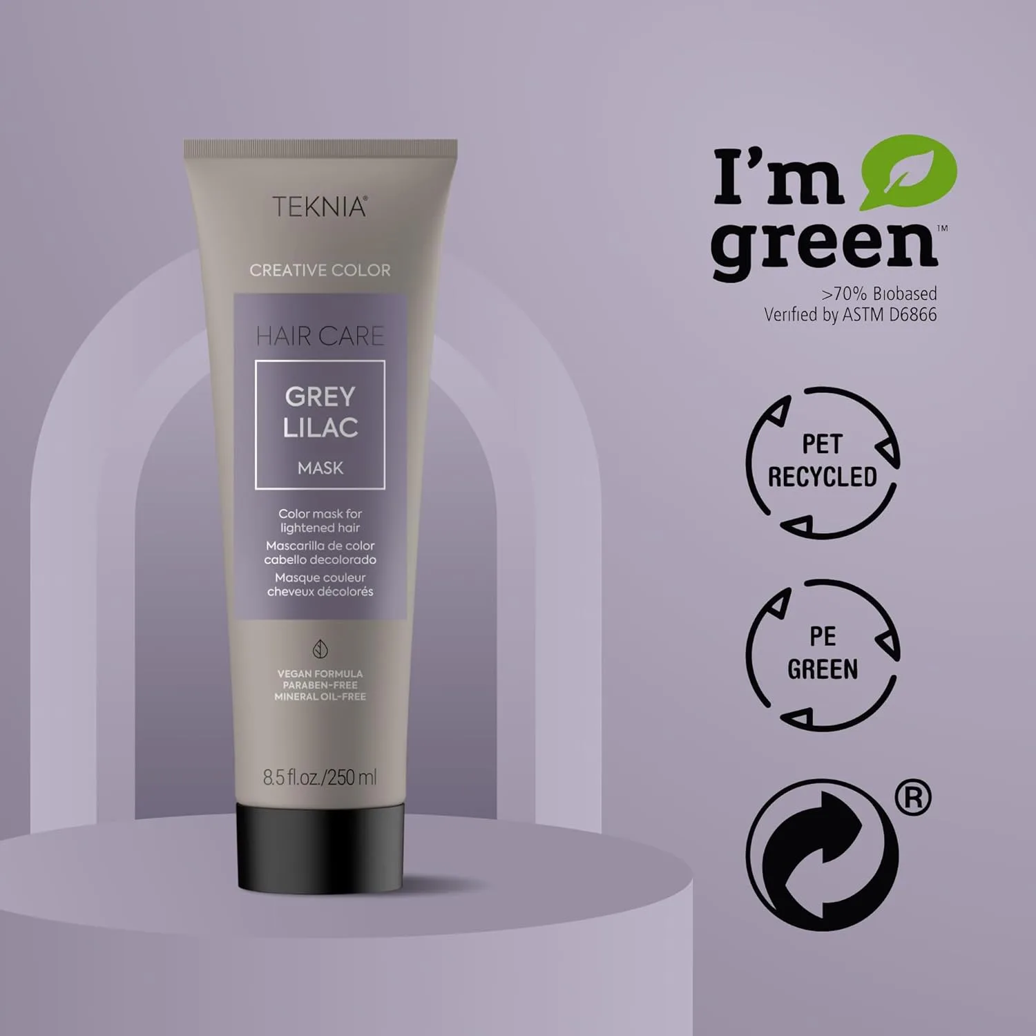 Маска для волос LAKMÉ Teknia Color Refresh, маска для окрашивания волос., Grey Lilac — фото 4