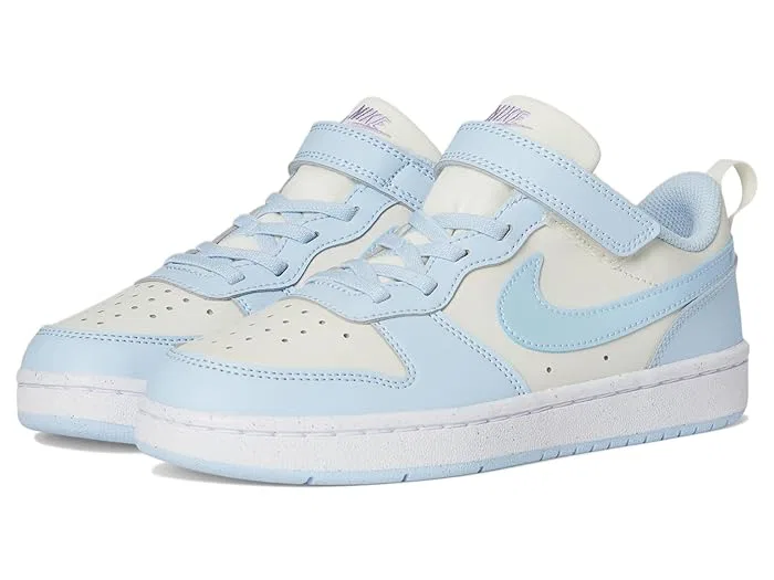 Кроссовки Nike Court Borough Low Recraft, Soft Pearl/Celestine Blue/Hydrangeas — фото 2