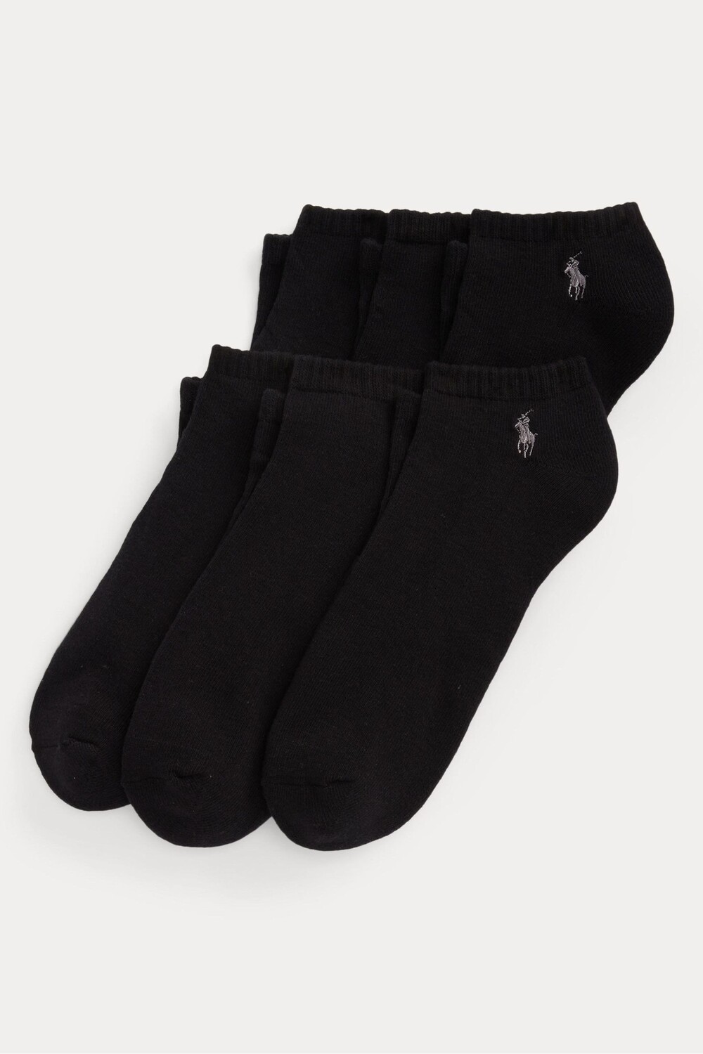 

Мягкие носки с низкой посадкой, 6 пар в упаковке Polo Ralph Lauren, черный