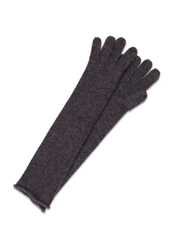 

CASH-MERE.CH Органические длинные перчатки антрацитового цвета