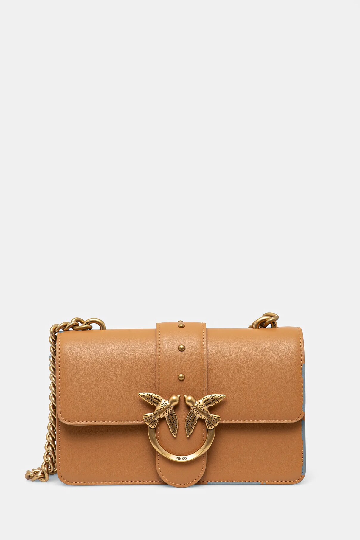 

Сумочка из кожи Pinko, коричневый