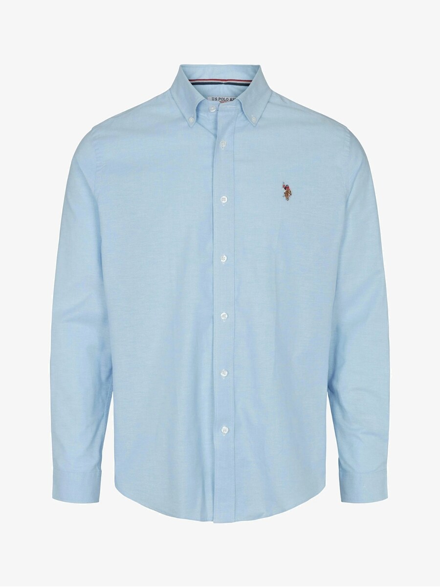 

Рубашка на пуговицах классического кроя U.S. POLO ASSN. Calvert, светло-синий