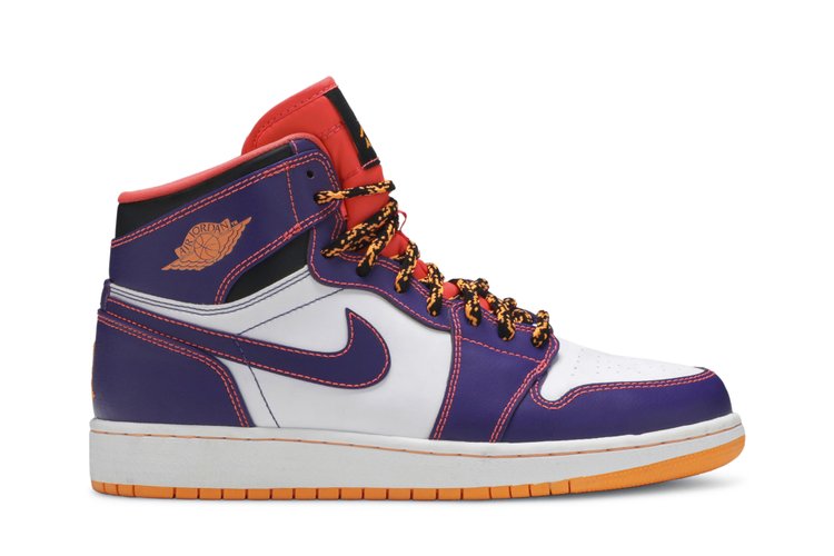 

Кроссовки Air Jordan 1 Retro High GS 'Tasmanian Devil', фиолетовый