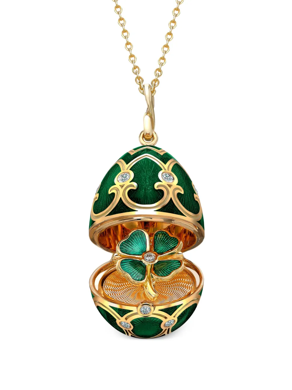

Колье Heritage из желтого золота с бриллиантами FABERGÉ, желтый