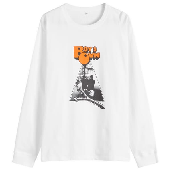 

Футболка с длинным рукавом и принтом Clock Work Orange Boys Own, белый