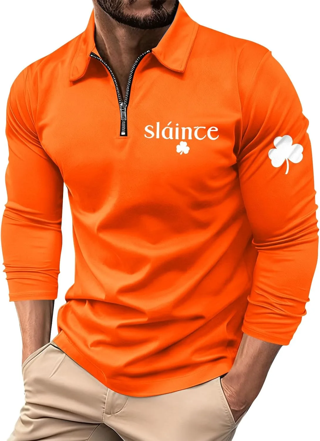 

Футболка мужская с коротким рукавом Saint Patricks Day с принтом