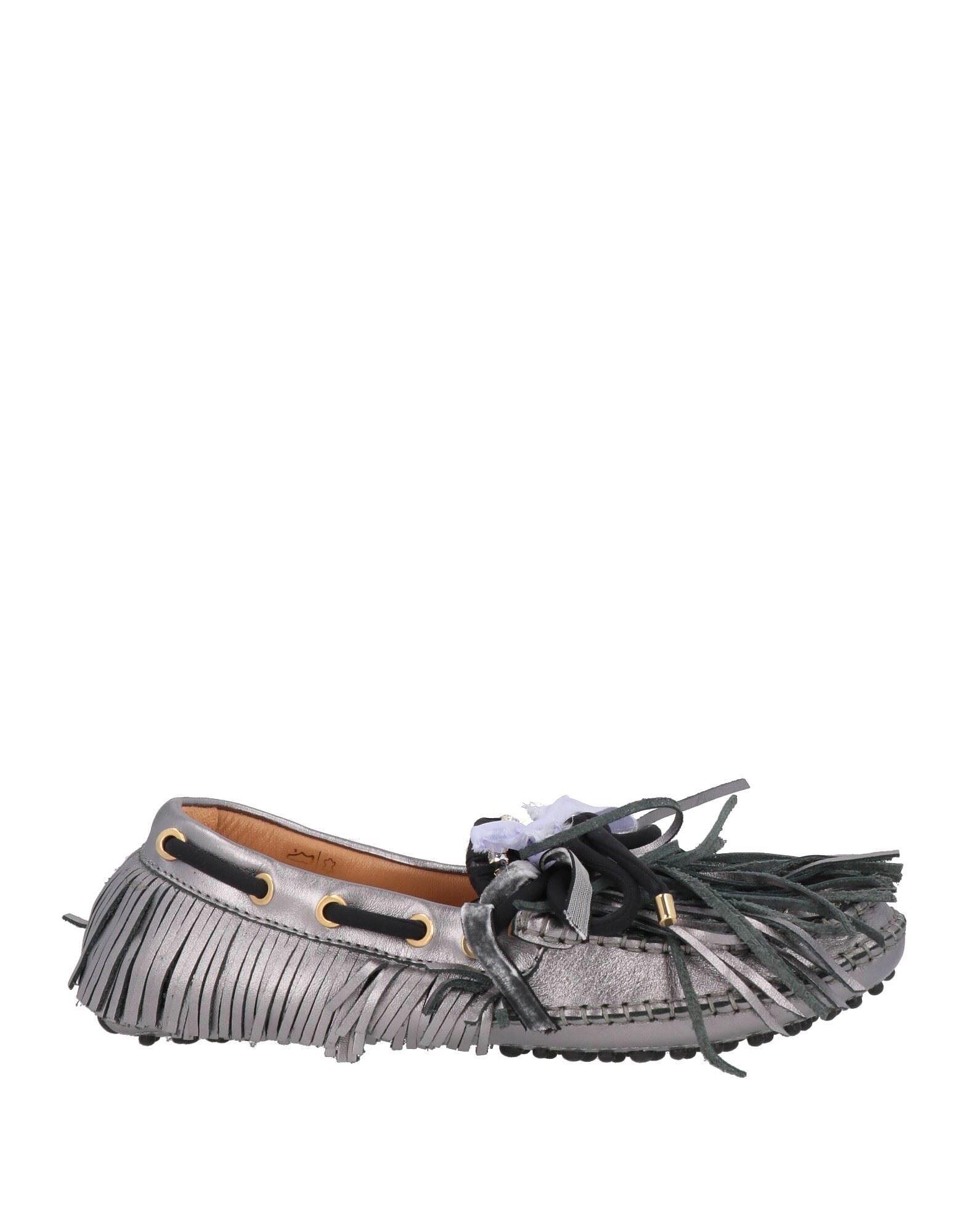 Лоферы 13 09 Sr, серебряный
