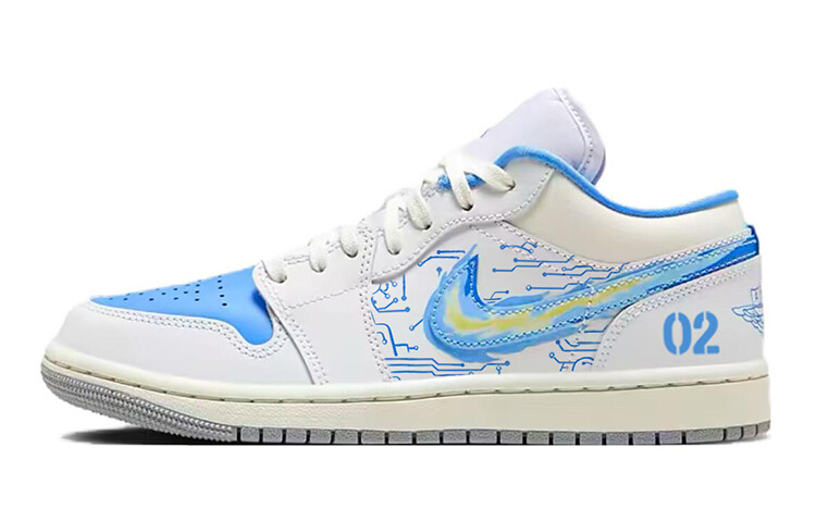 

Jordan Air Jordan 1 винтажные баскетбольные кроссовки женские, Blue