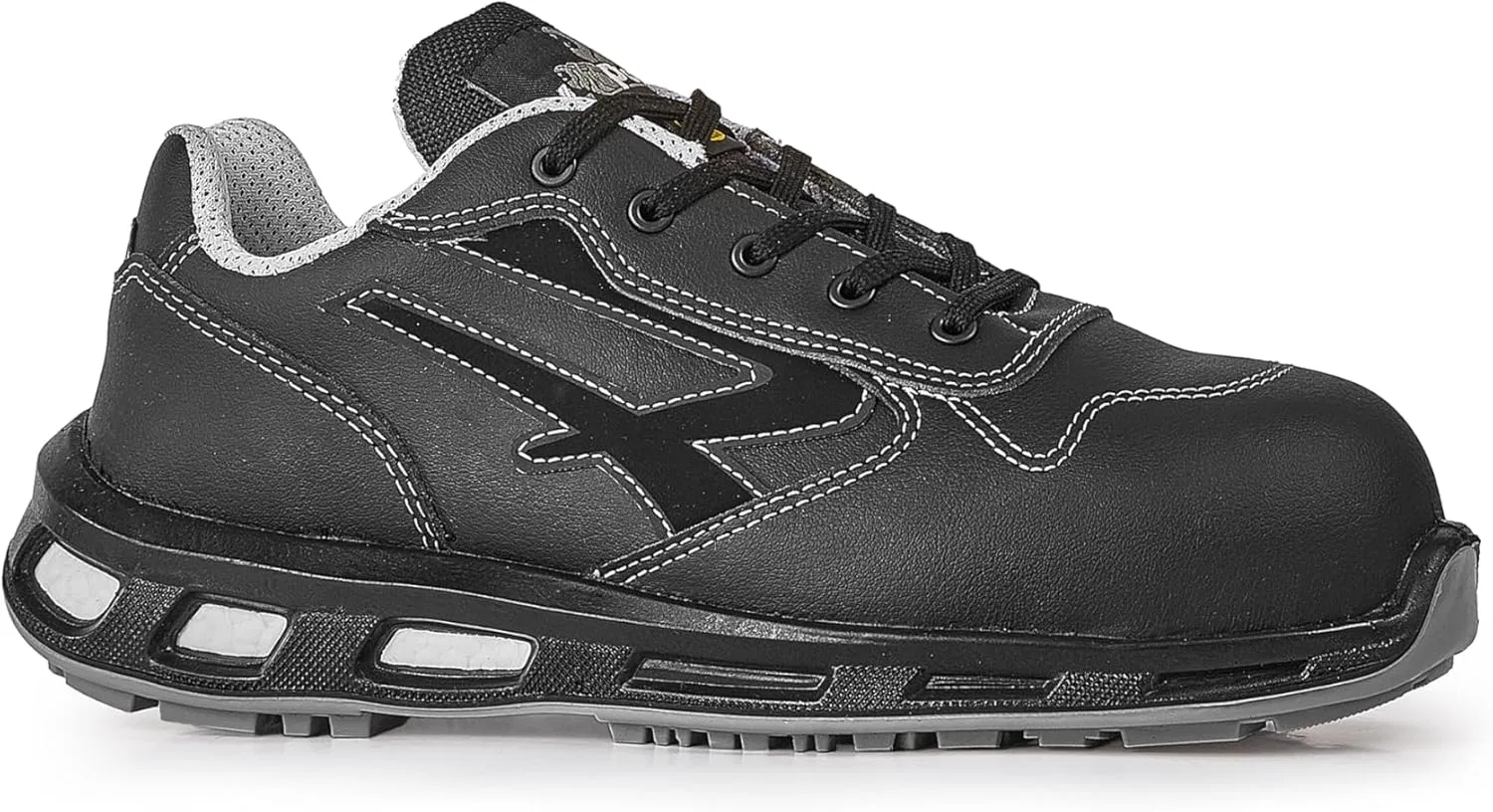 U Power Кроссовки U-Power Red Lion Linkin Unisex Lightweight Flexible Puncture Resistant Non-Slip Safety Shoes with Infinergy Inlay with Aluminium Toe Caps - 44, black — фото 2