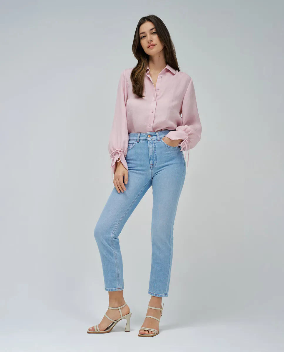 

Женские джинсы Faith Push In Cropped Slim с высокой посадкой Salsa Jeans, синий