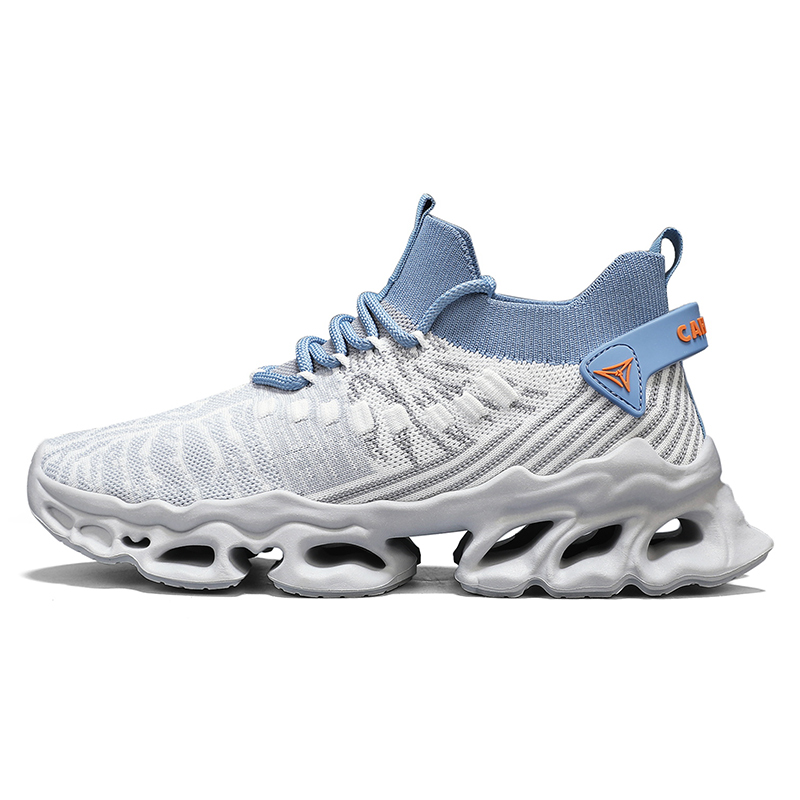 

Дышащие низкие повседневные туфли для мужчин CAHHRRN, White Blue