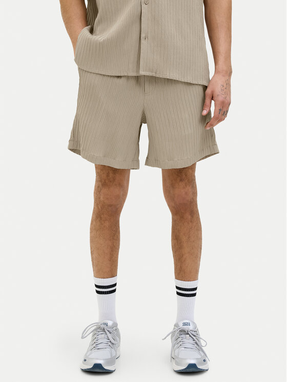 

Шорты свободного кроя из ткани Jaiden 12269672 Jack&Jones, бежевый