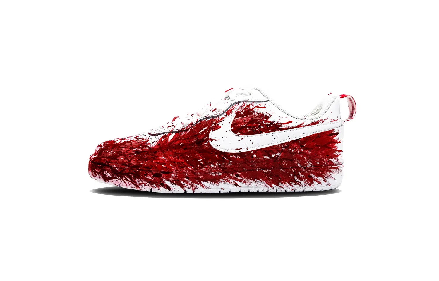 Кроссовки детские Nike Court Borough Fire Kirin 5.0 белые — фото 3