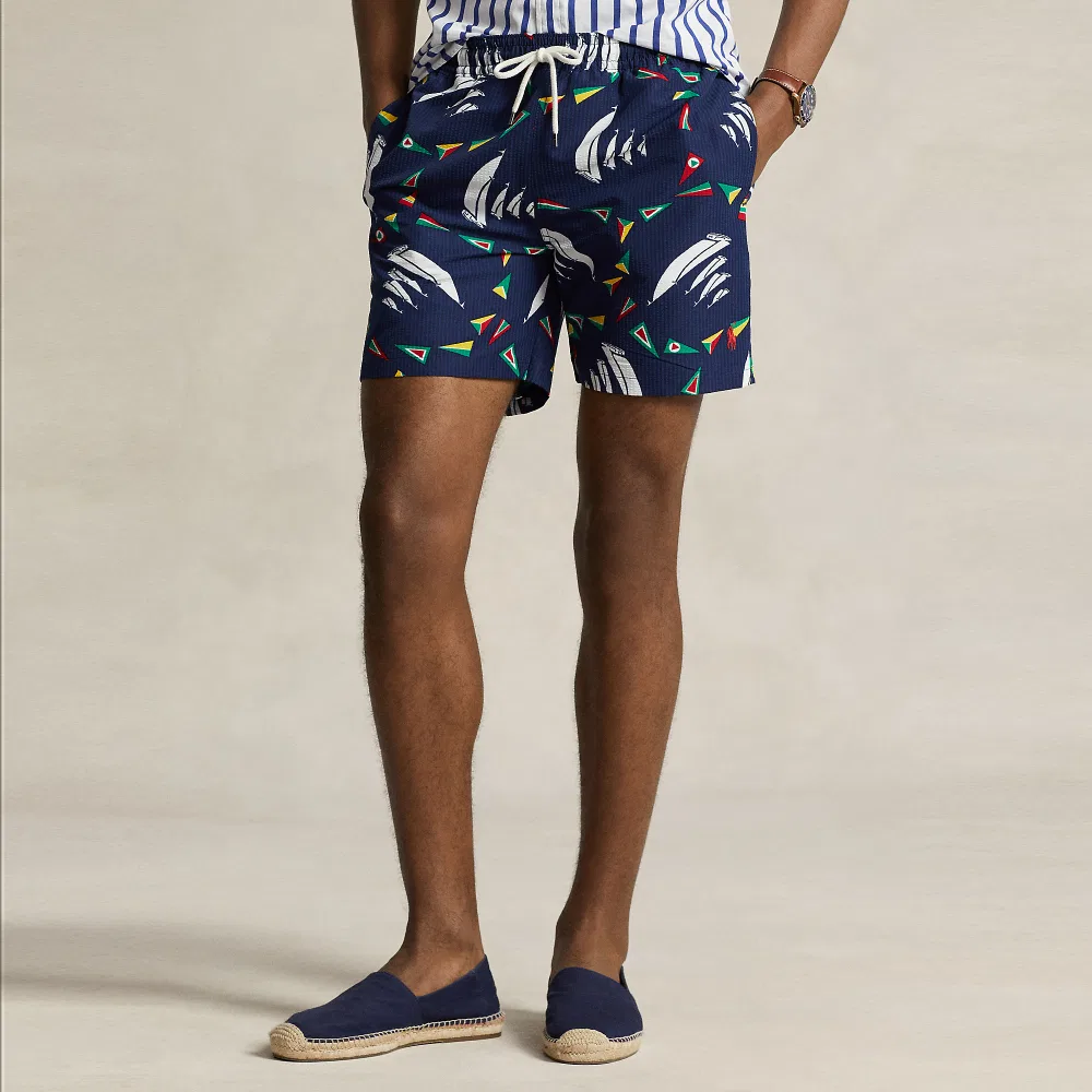 Шорты Casual Shorts Polo Ralph Lauren темно-синие — фото 4