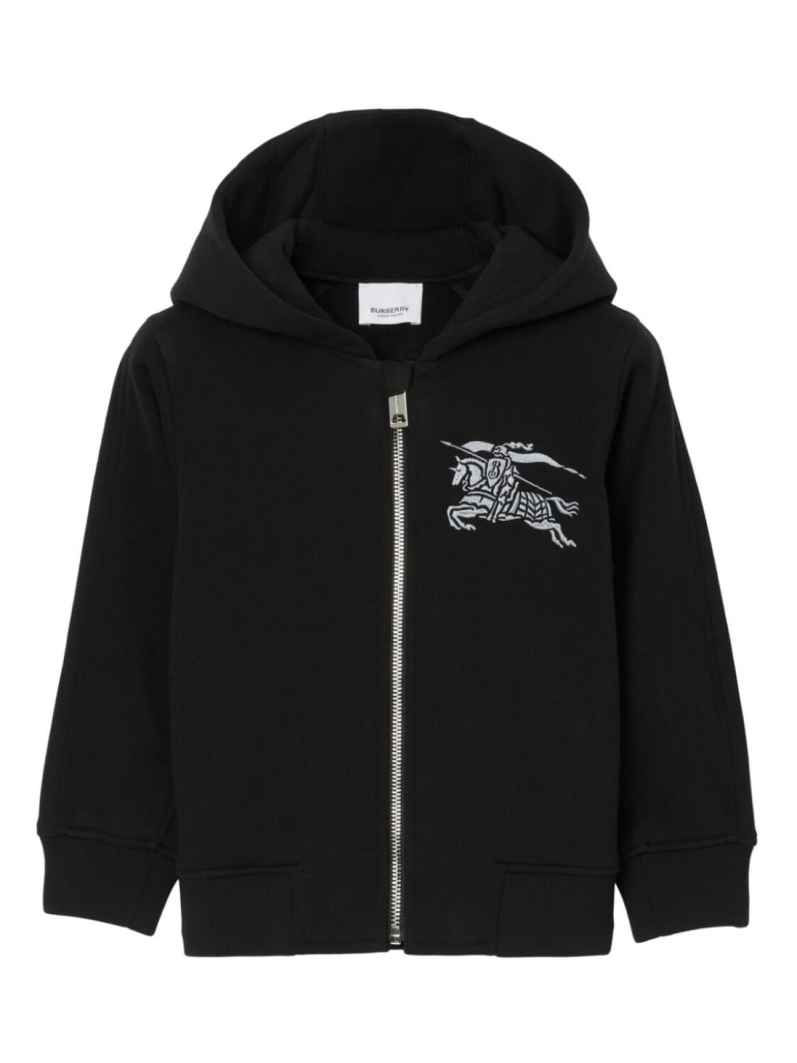 

Худи с вышитым логотипом EKD Burberry Kids, черный