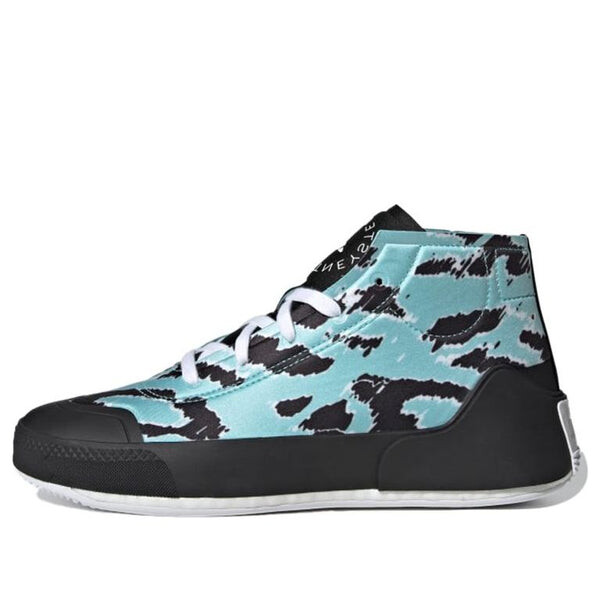 Кроссовки (WMNS) adidas Stella McCartney x adidas Treino Mid Graphic 'Black Blue', черный