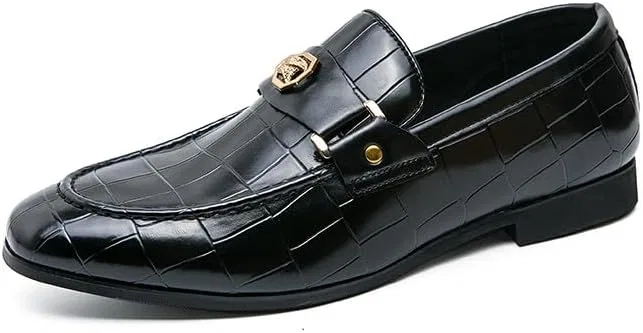 Лоферы кожаные Santimon Penny Loafers, черный
