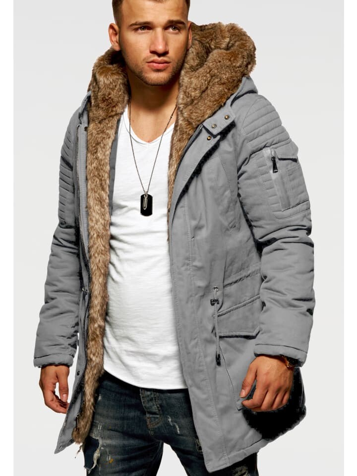 

Парка behype Parka - BHPAU, серый