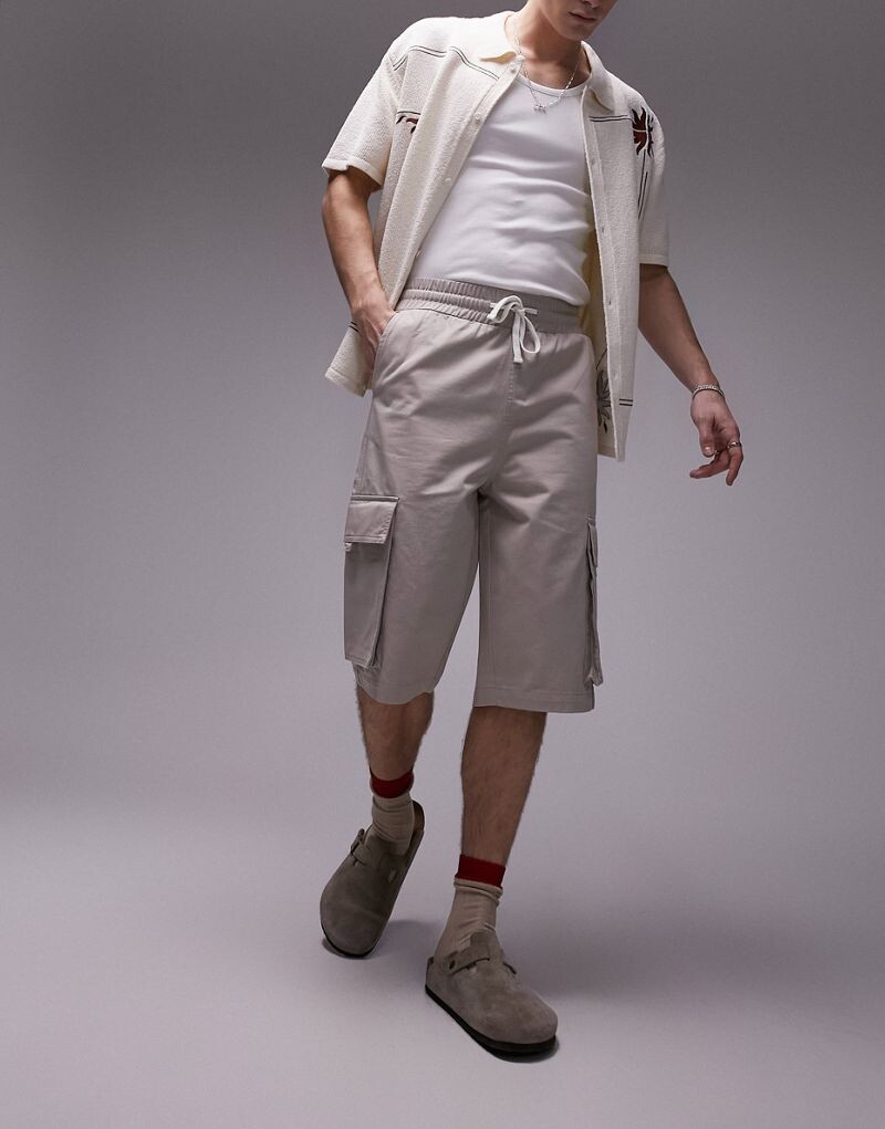 

Длинные шорты карго Topman