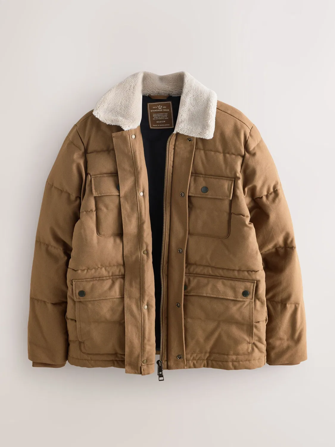 Зимняя куртка Next, Brown — фото 2