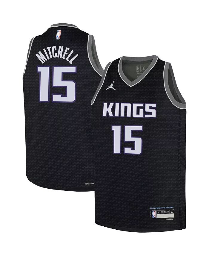 

Джерси Big Boys Davion Mitchell Black Sacramento Kings 2022/23 Swingman - Statement Edition Jordan