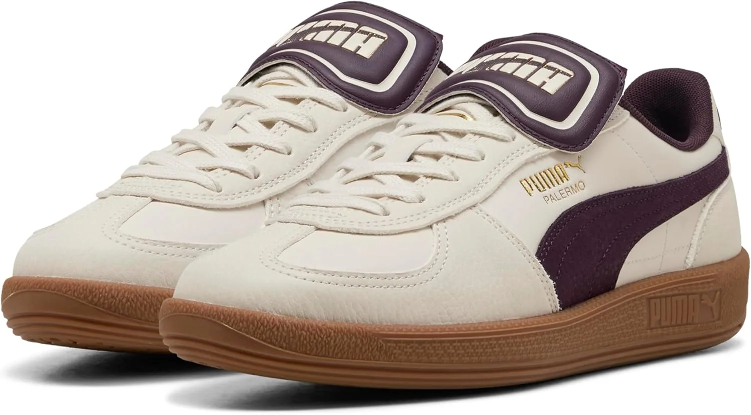 Кроссовки PUMA Palermo унисекс, цвет Alpine Snow Midnight Plum