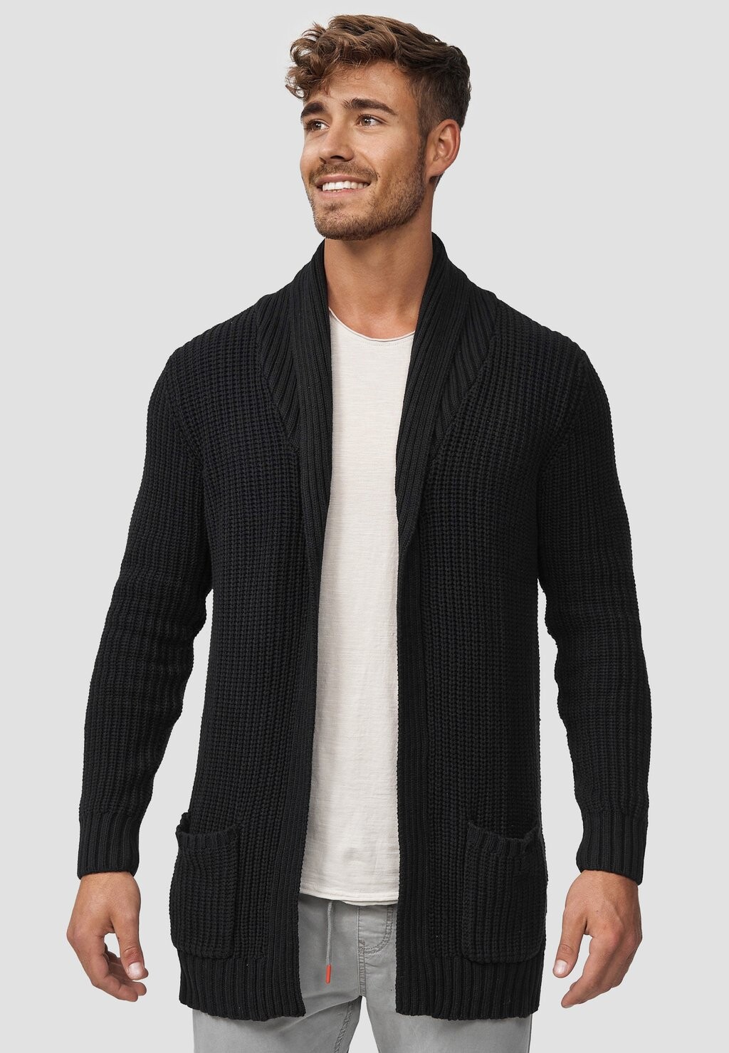 

Кардиган ANAHEIM INDICODE JEANS, цвет black