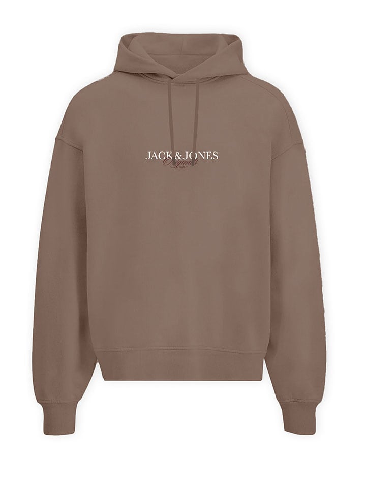 

Толстовка с капюшоном Jack & Jones, коричневый