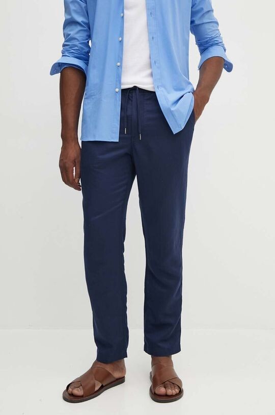 

Льняные брюки Polo Ralph Lauren, темно-синий