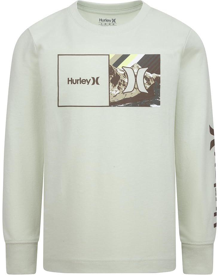 

Лонгслив Hurley Kids MTN Box Long Sleeve Tee, цвет Pistachio