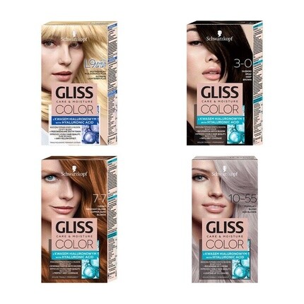 

Крем-краска Schwarzkopf Color № 10-55 Пепельный блондин, Gliss