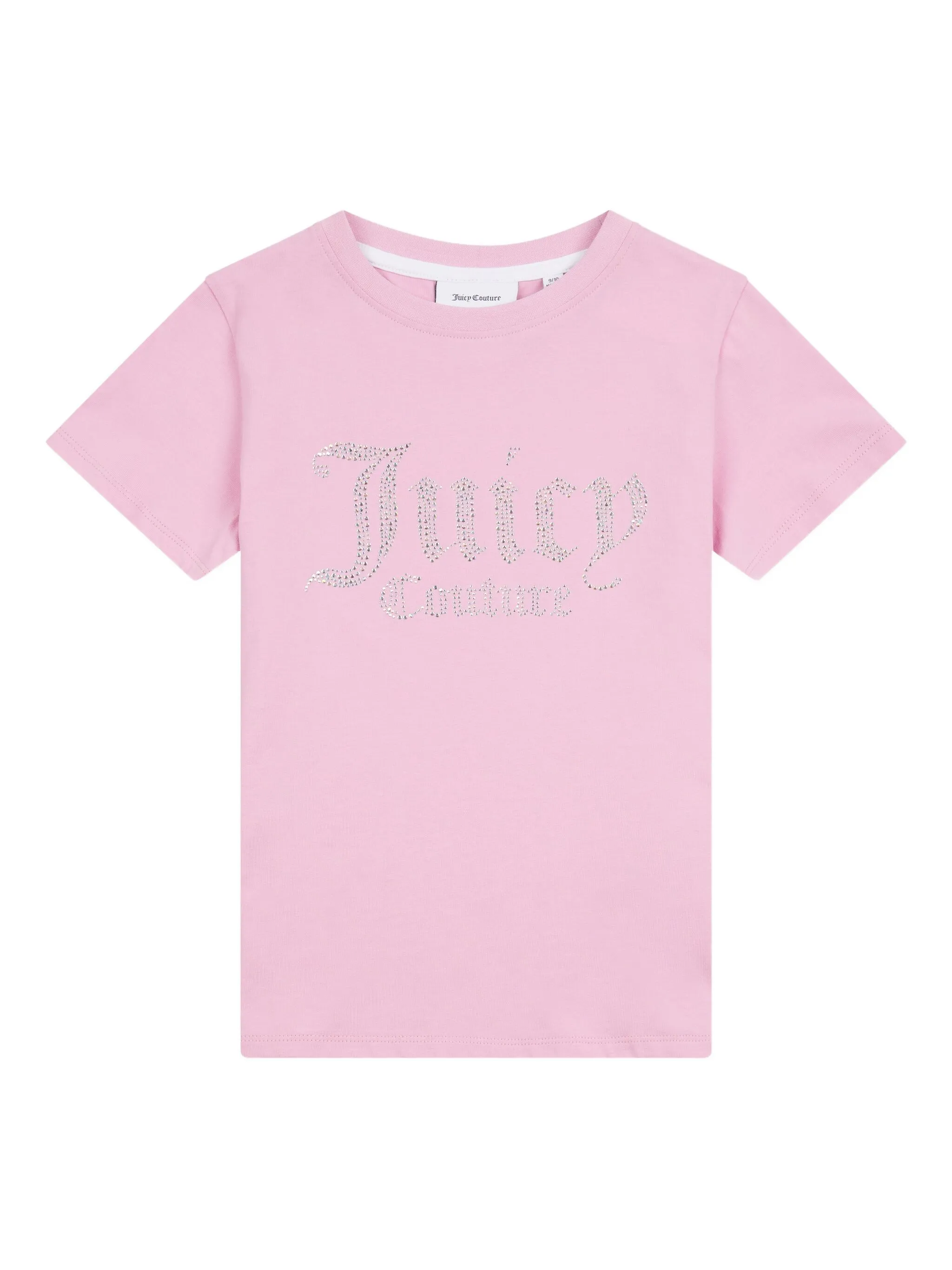 

Футболка со стразами Juicy Couture Kids, розовый