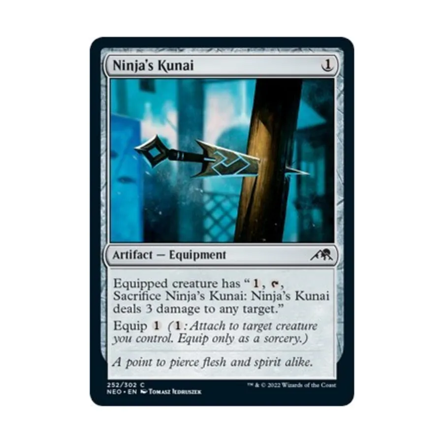 

CCG Кунай ниндзя (C) (фольга), MTG - Kamigawa : Neon Dynasty