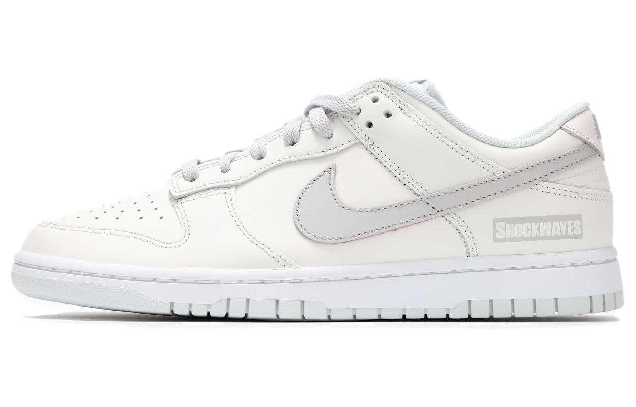 Кроссовки Nike Dunk Skateboarding Shoes Unisex Low-top White, белый