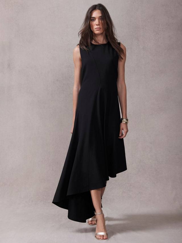 

Асимметричное миди-платье Mint Velvet, Black