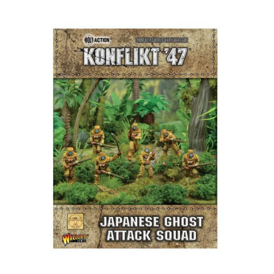 

Японский отряд призраков, Konflikt '47 - Japanese Army (28mm) (Warlord Games)