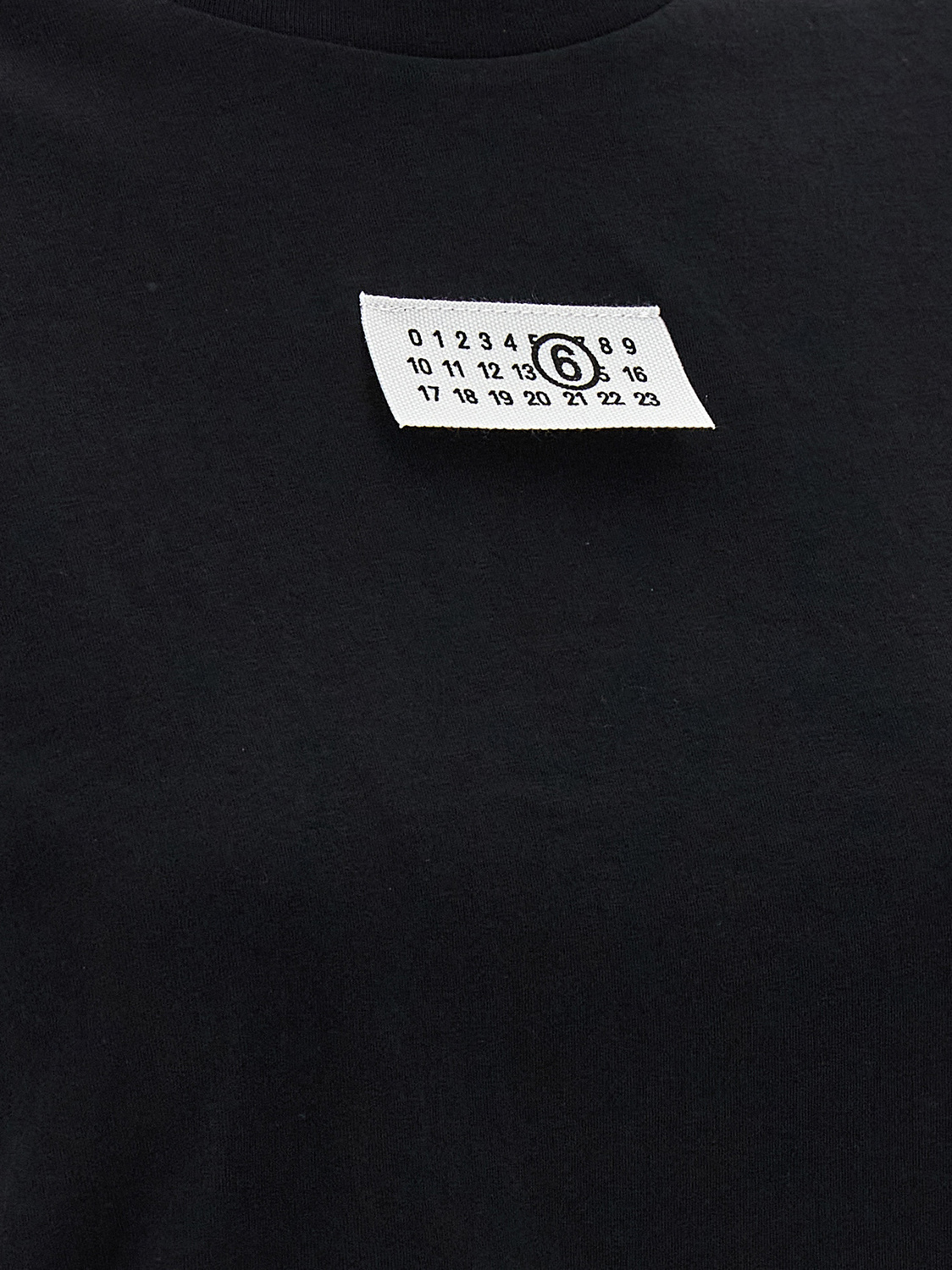 Футболка «Числовая подпись MM6» MM6 Maison Margiela, черный — фото 4