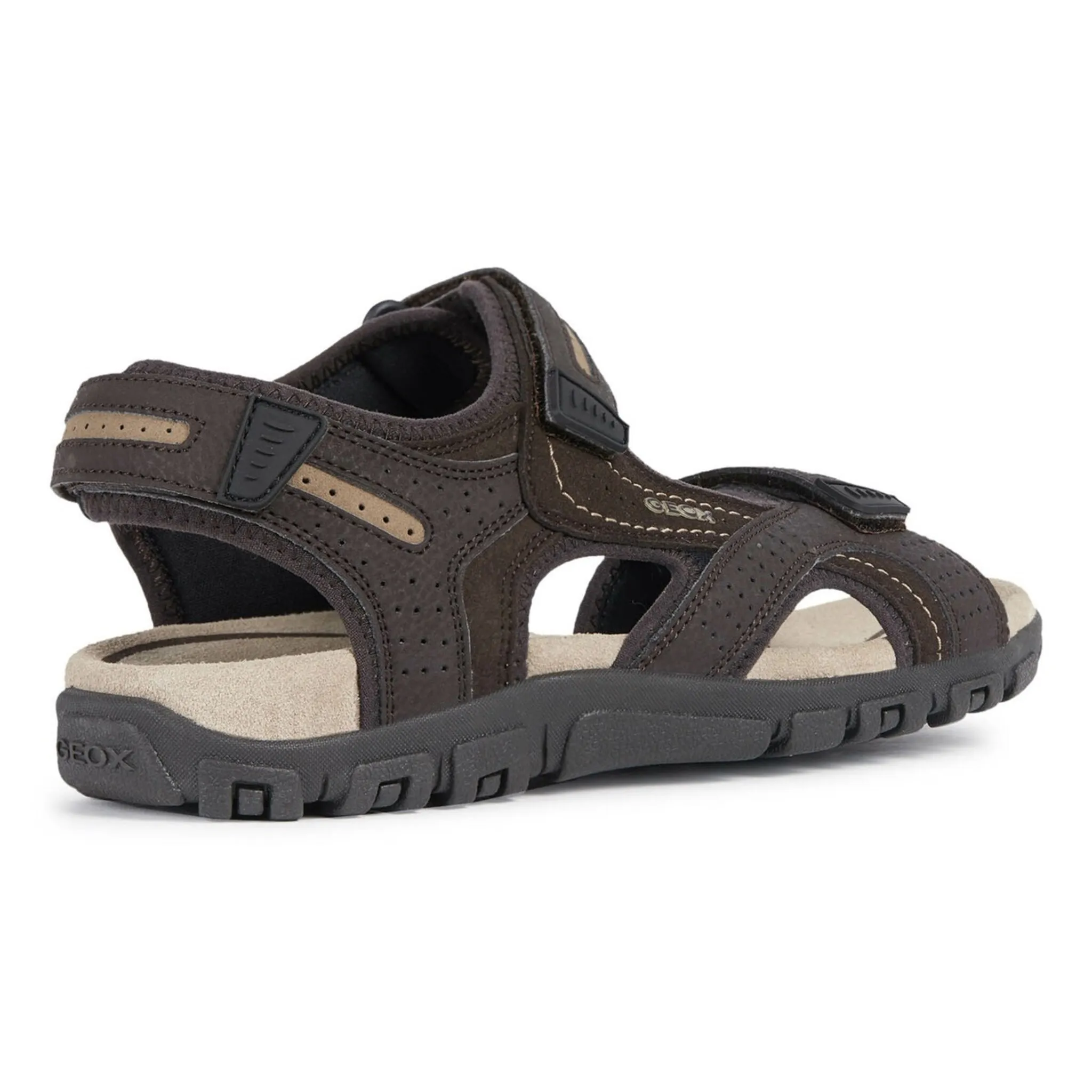 Сандалии Geox "UOMO SANDAL STRADA", летняя обувь, обувь на липучке, уличные сандалии, в треккинговом стиле, цвет Braun-Sand — фото 3
