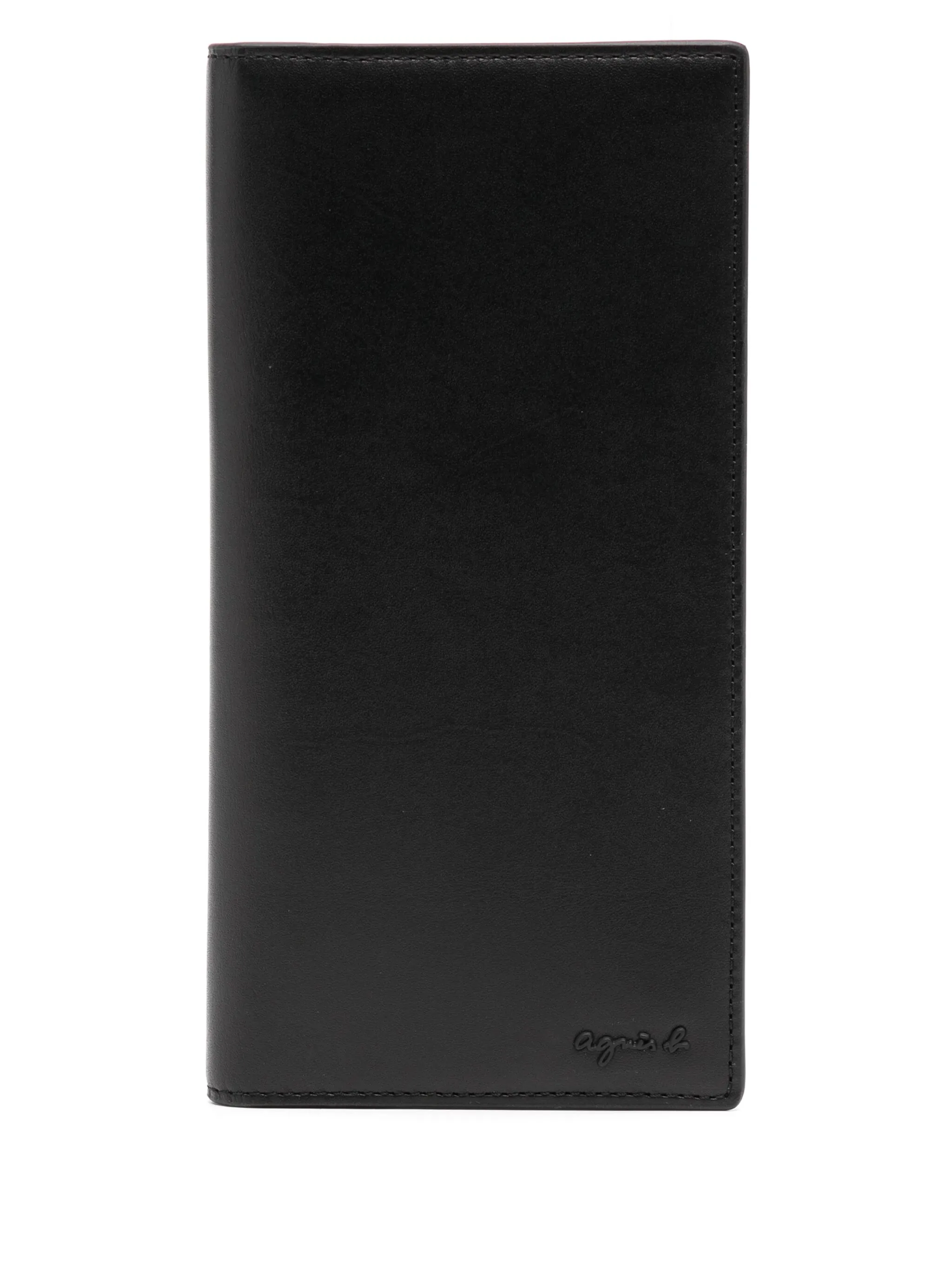 

Кожаный кошелек Agnès B., черный