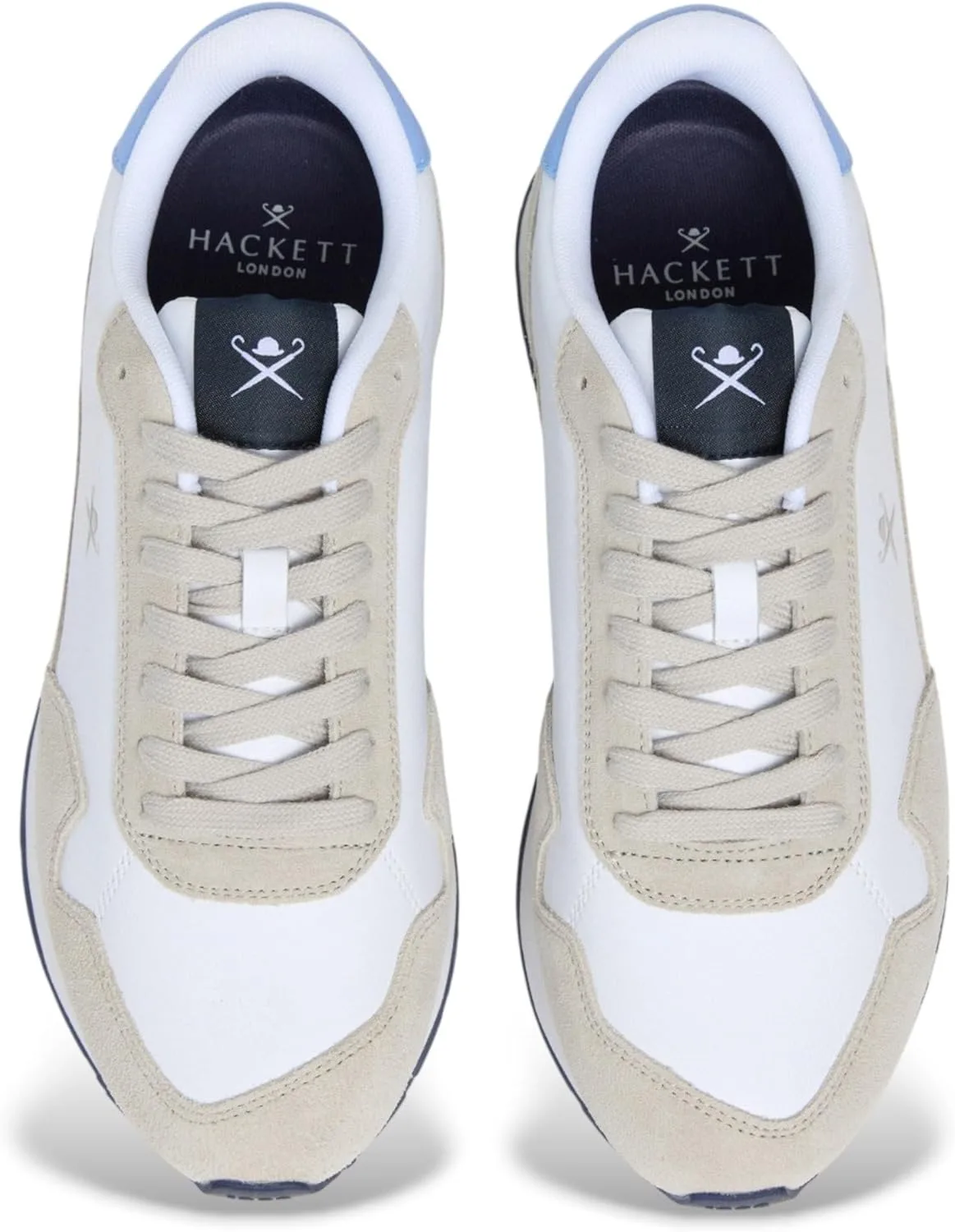 Кроссовки Hackett London Vector из гладкой кожи, белый — фото 4
